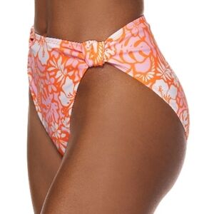 Swim Floral Bottom Cheeky High Waist Bikini Bath wear Beach Fabulous Fit Cooling